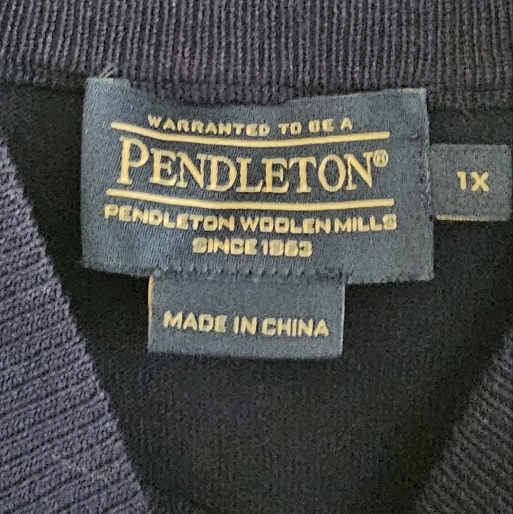 Pendleton Silk Blend Mock Shirt - image 3
